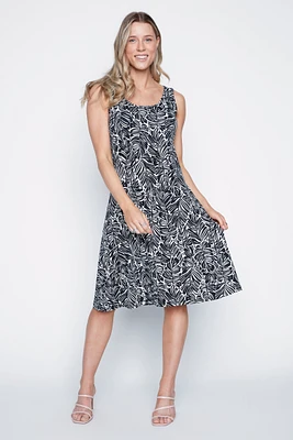 Animal print sun dress