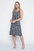 Animal print sun dress