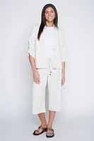 Judge collar cardigan
