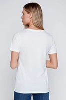 Solid cotton t-shirt