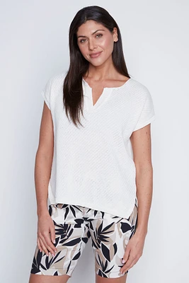 Le pull texturé