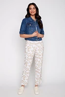 Elbow sleeve denim jacket