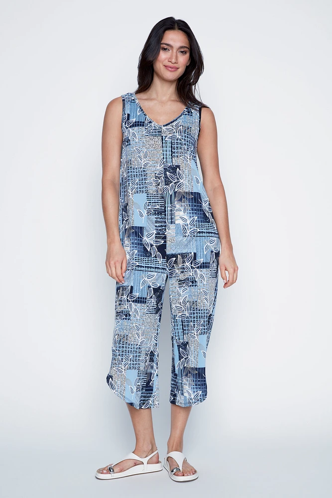 Printed romper