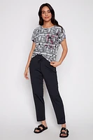 Drawstring waist pant