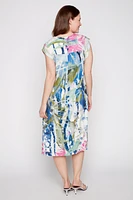 La robe en bambou à motif floral