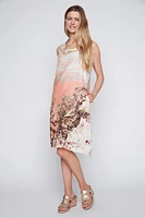 Floral linen dress