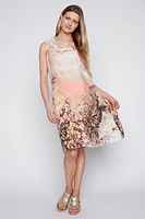 Floral linen dress