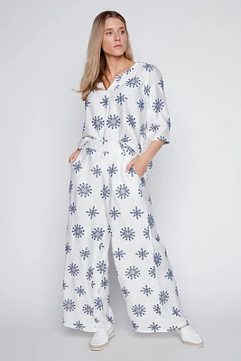 Printed palazzo pant