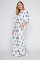 Printed palazzo pant