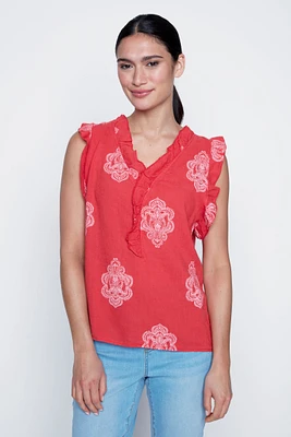 Ruffle blouse