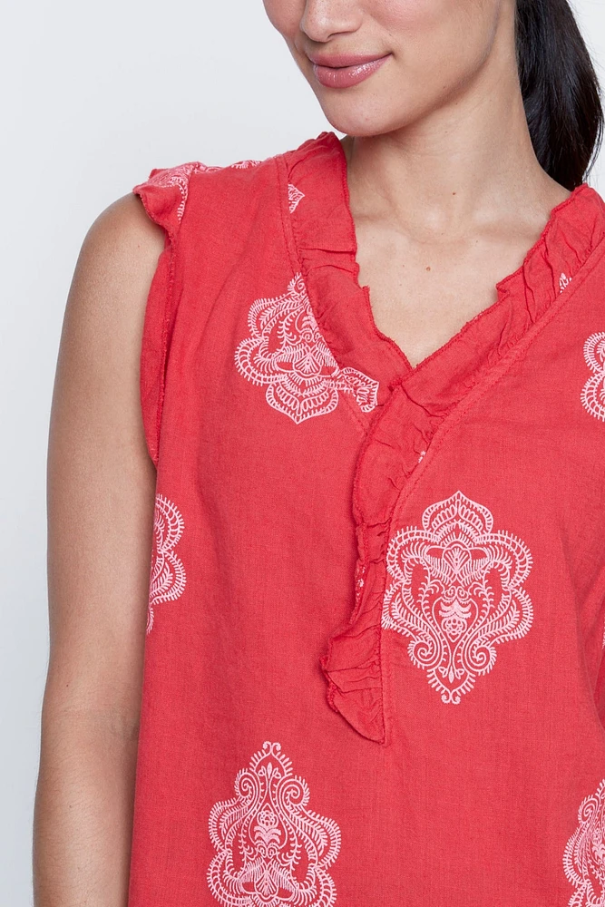 La blouse à volants