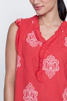 La blouse à volants