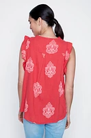 La blouse à volants