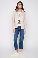 Quilted hood jacket