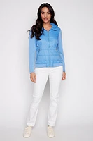 Quilted hood jacket