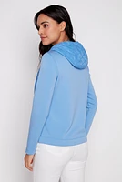 Quilted hood jacket