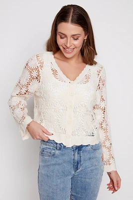 Le cardigan au crochet