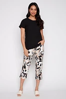Textured knit solid top