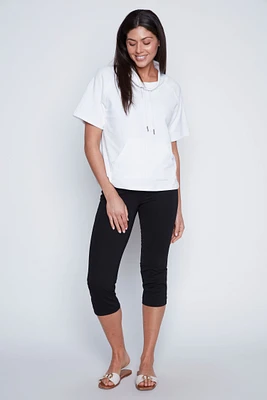 Silk shape waist control capri