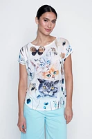 Three cats design t-shirt