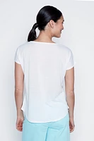 Summer floral print t-shirt