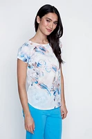 Soft floral print t-shirt