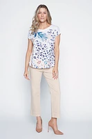 Animal floral print t-shirt