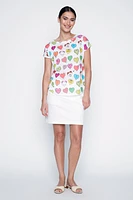 Colorful hearts t-shirt