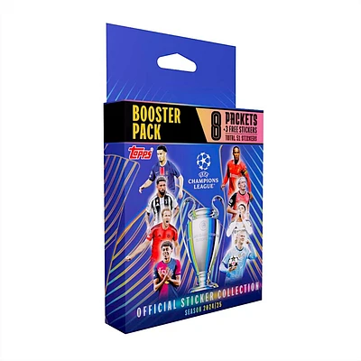 UEFA 2024-25 Topps Blaster Box Champions League Stickers