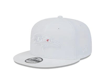 NFL Hat 950 Basic Snapback White on White Ravens