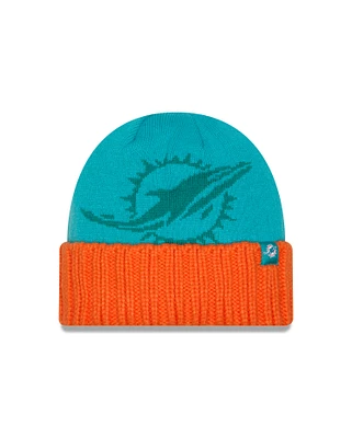 NFL Knit Hat Oversize Cuff Dolphins