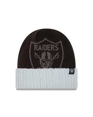 NFL Knit Hat Oversize Cuff Raiders
