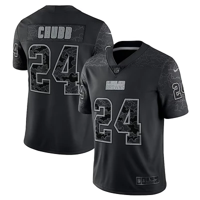 NFL Player Limited Fashion Jersey Black Nick Chubb Browns