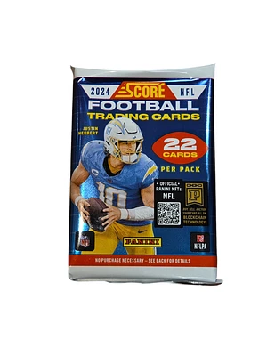 NFL 2024 Score Panini Trading Cards (single pack)