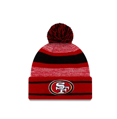 NFL Knit Hat Pom Cuff 49ers