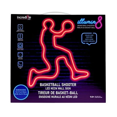 LED Neon Wall Sign Basketball Shooter