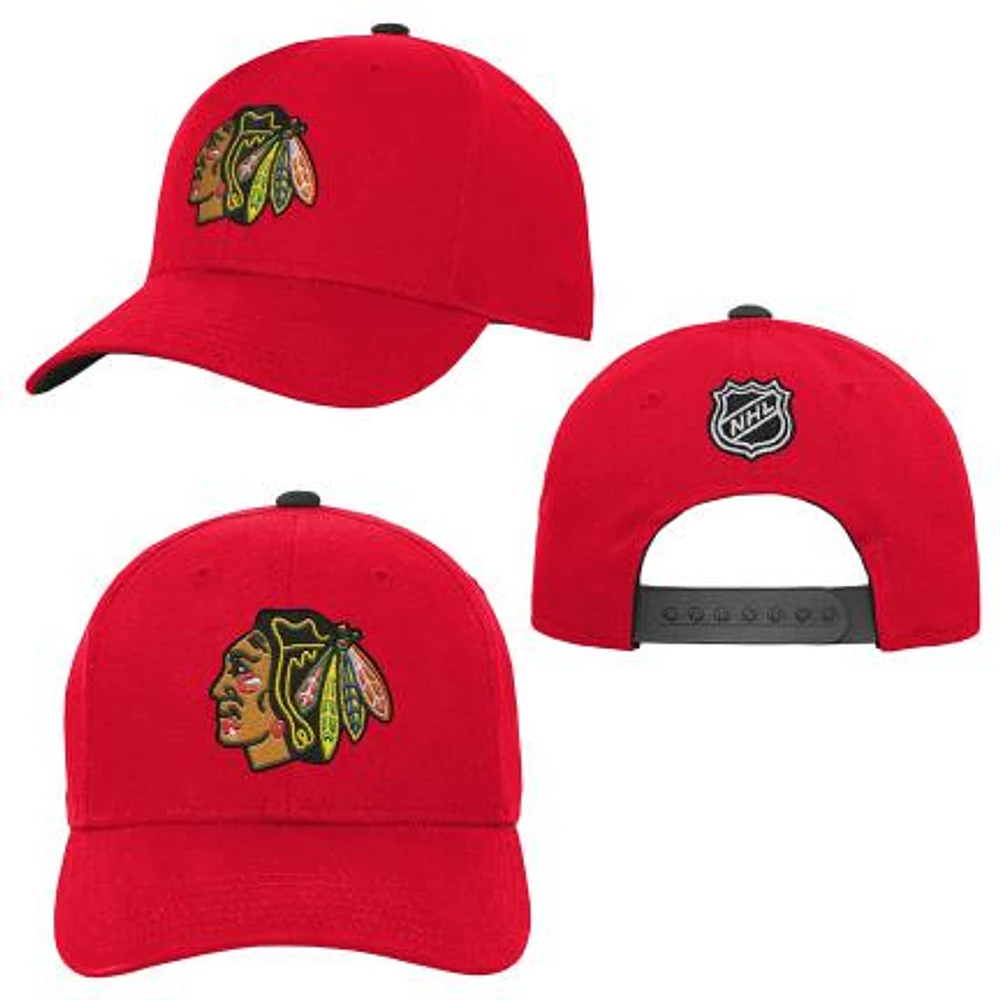 NHL Youth Hat Pre Curve Snapback Blackhawks