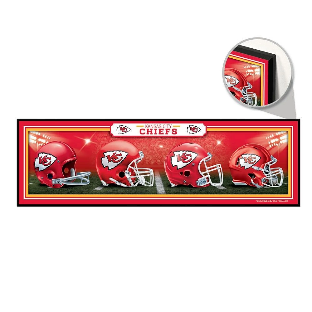 NFL Wood Sign 9"x 30" Chiefs