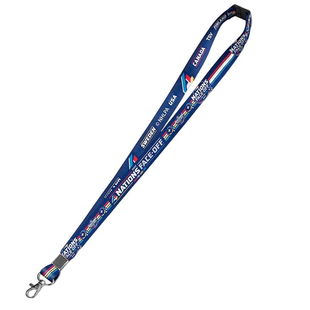 NHL Lanyard Sublimated 4 Nations Face-Off 2025 All Teams