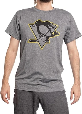 NHL Performance T-Shirt Rash Guard Marled Penguins
