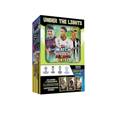 Topps Match Attax EXTRA Champions League Trading Cards Booster Tin 2023-24