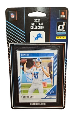 NFL 2024 Panini Trading Cards Donruss Team Set Lions