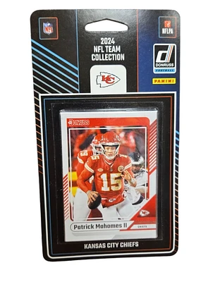 NFL 2024 Panini Trading Cards Donruss Team Set Chiefs