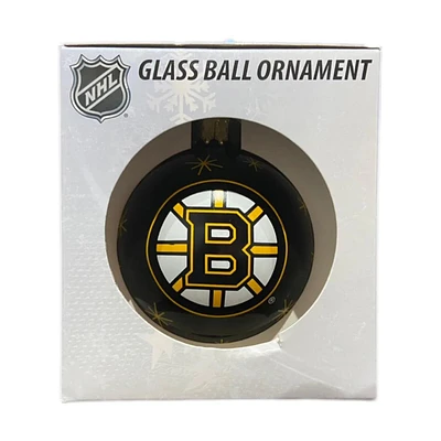 NHL Ornament Glass Ball Bruins