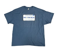 Age T-Shirt 40 Years Old License Plate