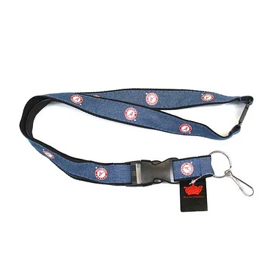 NCAA Lanyard Denim Alabama Crimson Tide