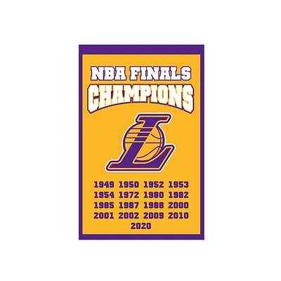 NBA Champions Banner Lakers