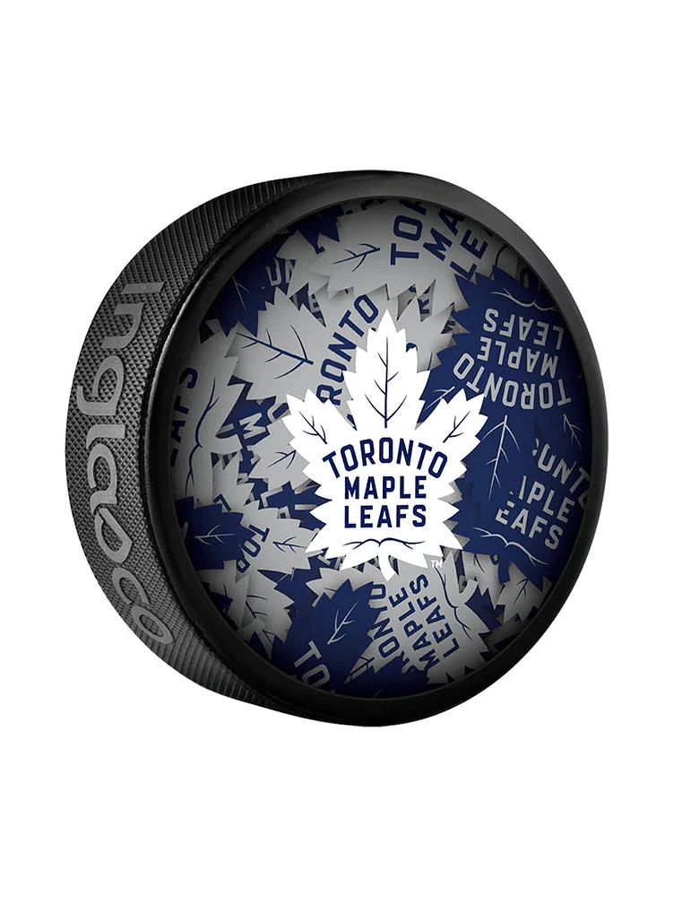 NHL Puck Souvenir Collector Clone Maple Leafs