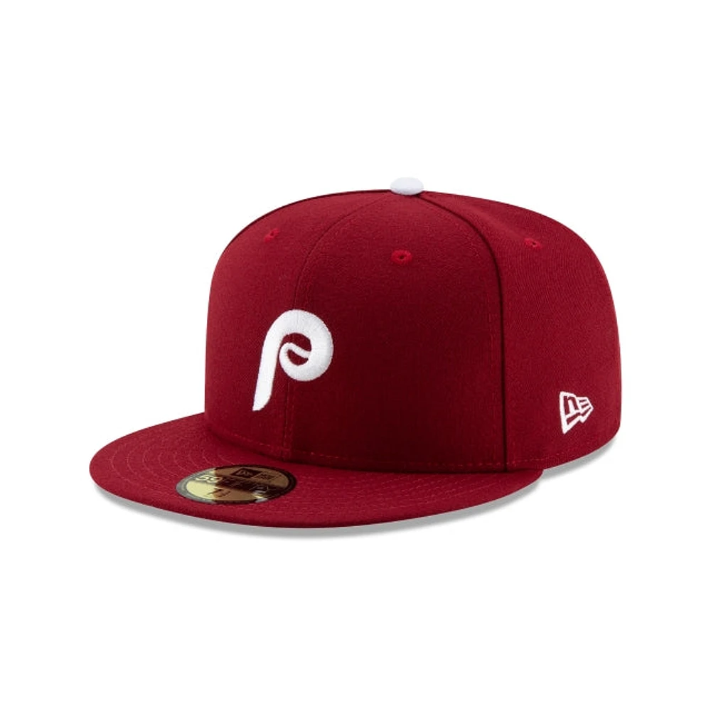 MLB Hat 5950 ACPerf Alt2 Phillies (Burgundy)