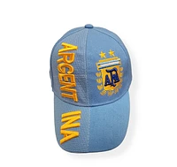 Country Hat 3D Argentina (Blue)